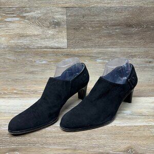 Stuart Weitzman Black Suede Leather Ankle Boots Women's Size (9.5 inches)